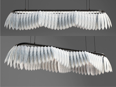 Modern Chandelier Feather Art Chandelier model