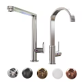 Modern Stainless Steel Kitchen Faucets With Various Color Options And Sleek Design