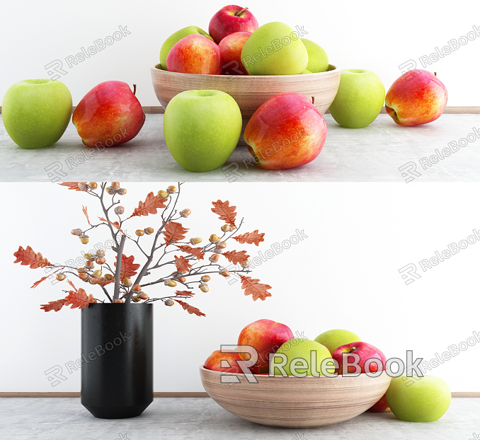 Modern fruit plate fresh fruit and vegetable fruit plate combination model