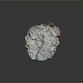 Natural Organic Stone Wood Material With Textured Surface And Decorative Block