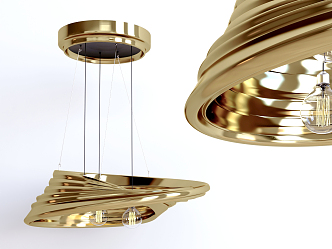 Light Luxury Chandelier 3d model