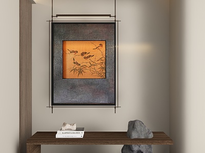 New Chinese abstract decorative painting model