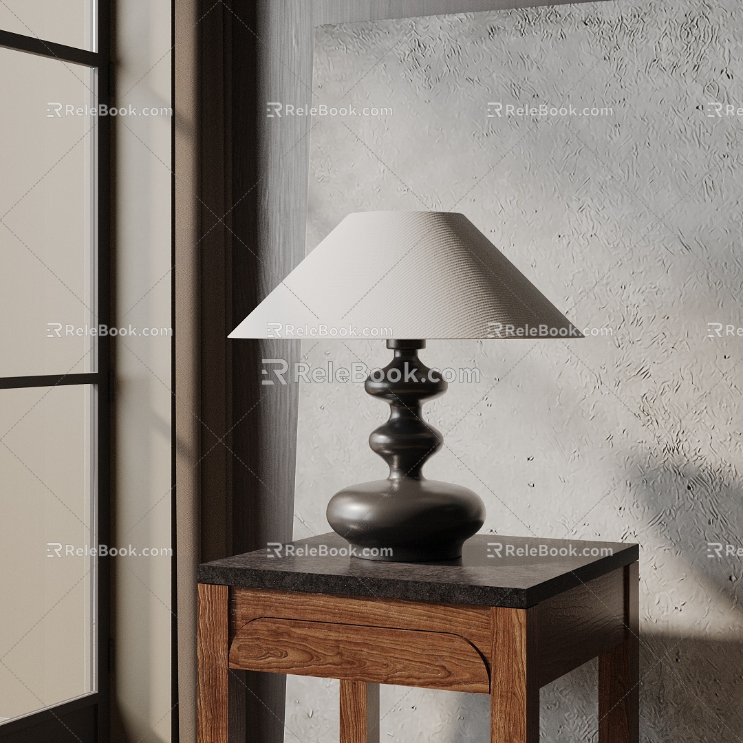 Modern table lamp 3d model