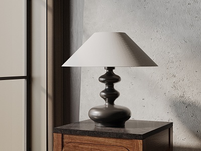 Modern table lamp 3d model