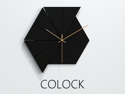 Clock Wall Clock Furnishings Wall Decoration Simple model