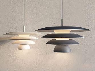 Modern chandelier 3d model