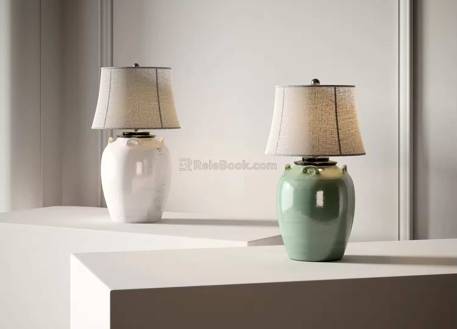 Modern table lamp 3d model