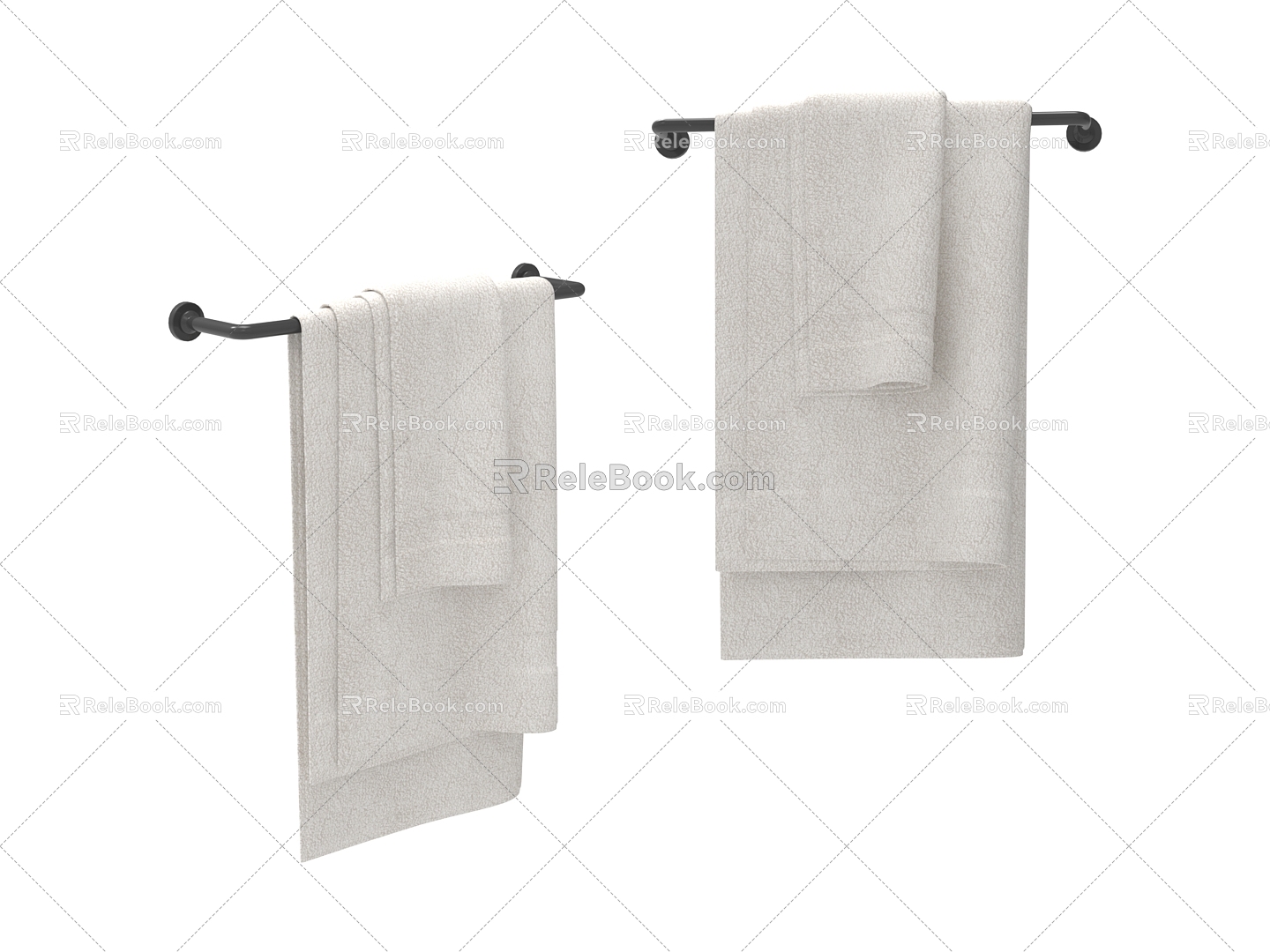 Bathroom towel 3d model