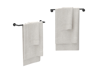 Bathroom towel 3d model