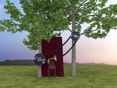 Modern Meichen Record Device Meichen Record Machine 3d model