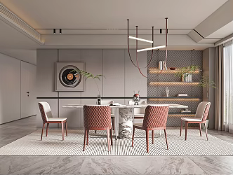 Modern Restaurant 3d model
