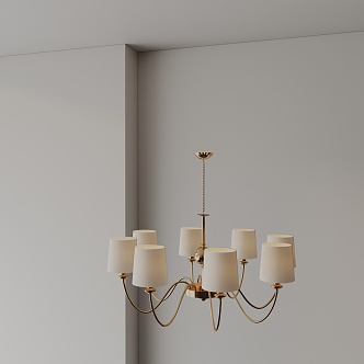 Modern chandelier 3d model