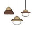 Middle Ancient Chandelier Solid Wood Small Chandelier 3d model