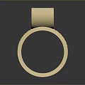 Elegant Modern Golden Ring With Orange Gemstone And Diamond Accents