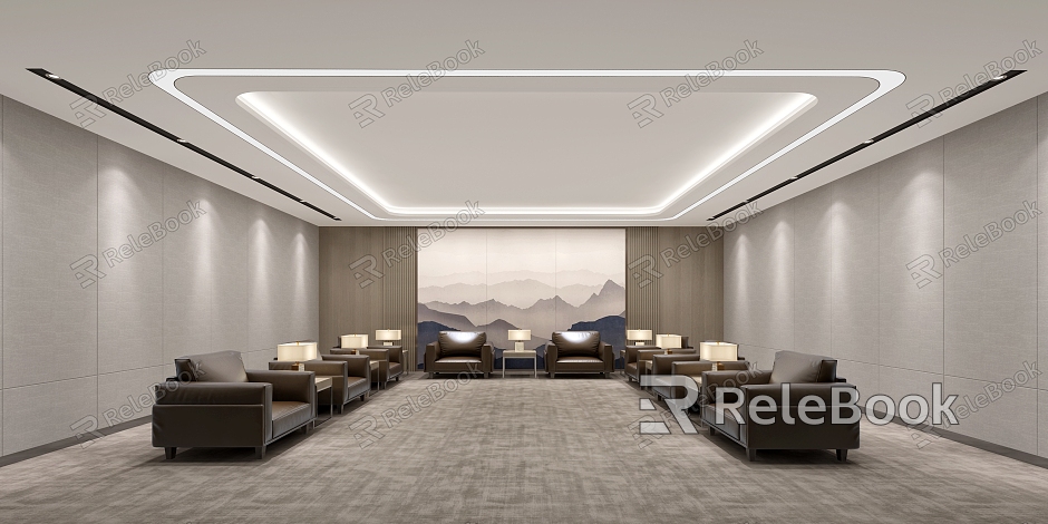 VIP Reception Room Modern Reception Room model