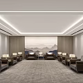VIP Reception Room Modern Reception Room 3d model