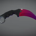 Karambit Knife Claw Knife Weapon Dagger Cold Weapon Game Props Game Equipment Knife 3d model