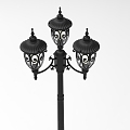 Outdoor street lamp European street lamp 3d model