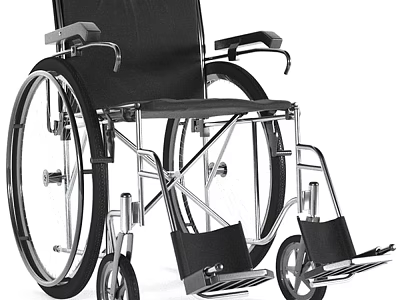 Medical Mobility Wheelchair Featuring Lightweight Frame Adjustable Armrests and Ergonomic Seat 3d model