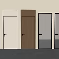 Modern Interior Swing Doors With Various Design Styles And Materials