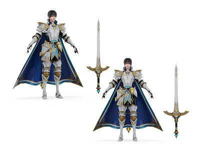 Modern Game Role Game Little Prince 3d model