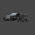 Melancholy minivan 3d model