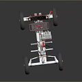 Kinder Kids Tricycle Featuring Red Wheels Red Seat and Silver Frame Design