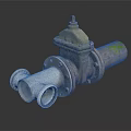 Durable Industrial Metal Valve With Brass Top And Multiple Pipe Connections For Machinery