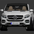 White Mercedes SUV With Panoramic Sunroof Brown Interior And Modern Design