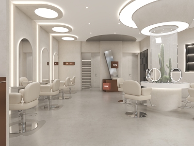 Hair salon 3d model