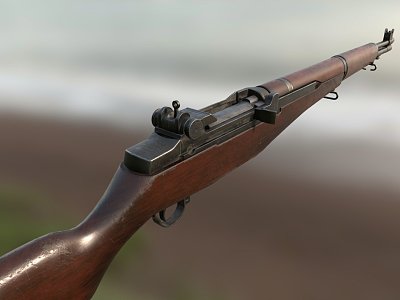 Japanese old-fashioned rifle model