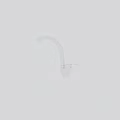 Modern Chrome Kitchen Faucet With Curved Spout And Single Handle