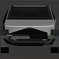 Futuristic White Concept Car With Sleek Body Black Windows And Large Wheels