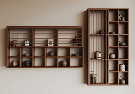 Modern Tea Cabinet 3d model