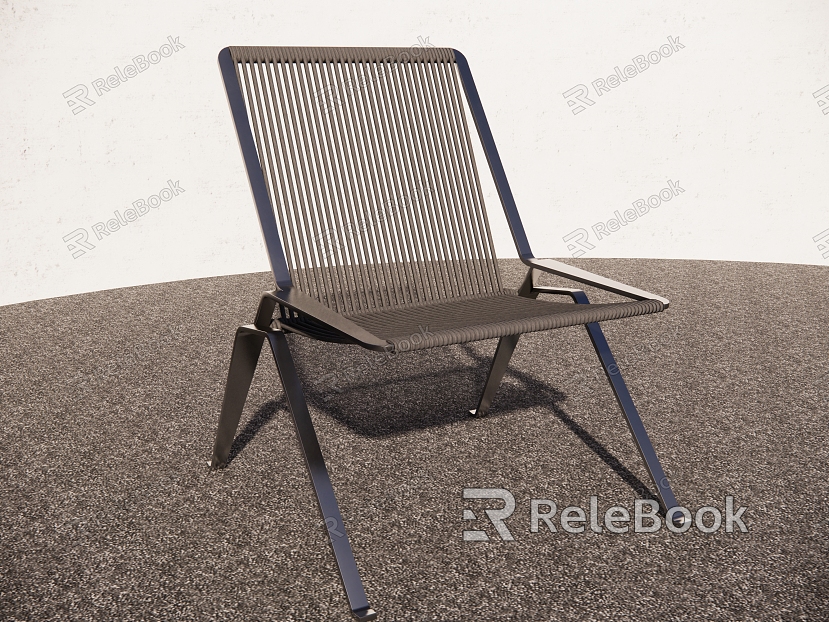 Light Luxury Chair Armchair Chair Leisure Chair Single Chair Iron Chair model