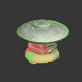 Traditional Stone Lantern Crafted From Natural Stone For Garden Decoration