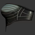 Elegant Women's Bra With Stylish Contoured Lines And Glossy Metallic Design
