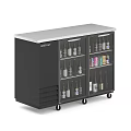 Modern Wine Cabinets With Mobile Design Glass Doors And Storage Shelves