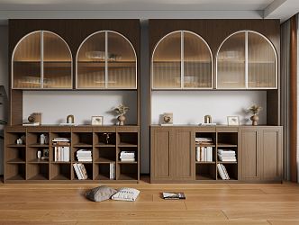 Modern bookcase 3d model