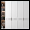 Modern White Chest of Drawers With Gold Handles And Functional Storage Space