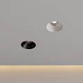 Modern Black And White Ceiling Downlights Spotlights Sleek Lighting Fixtures Design