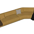 Modern Multiplayer Sofa 3d model