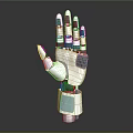 Modern Manipulator Robot Arm Mechanical Arm Mechanical Arm 3d model