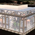 Modern Sunroom Design With Glass Roof And Aluminum Frame Interior Plants And Outdoor Furniture