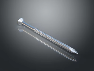 Screw Nut Pan Head Screw Round Head Screw Cylindrical Head Screw Countersunk Head Screw Flat Head Screw 3d model