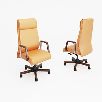 Modern Leather Chair Lunch Break Chair Training Chair Conference Chair Mesh Chair Leisure Chair Office Chair Leadership Chair Class Front Chair 3d model