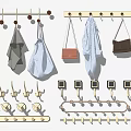 Various Styles of Hooks for Hanging Clothes Bags Accessories and Home Use