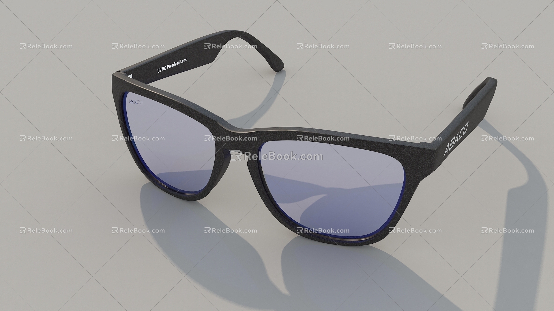 Glasses Frame Super Realistic High Precision Film Grade Naked Glasses Polarized Glasses 3d model