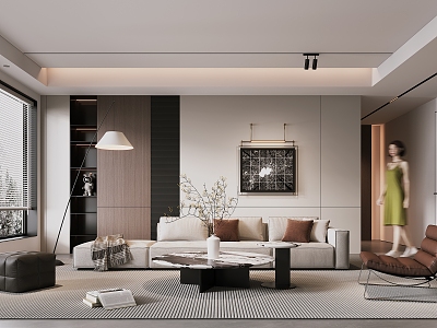 Minimalist Living Room model