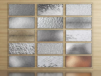 Ceiling Textured Panels With Various Patterns And Finishes 3d model
